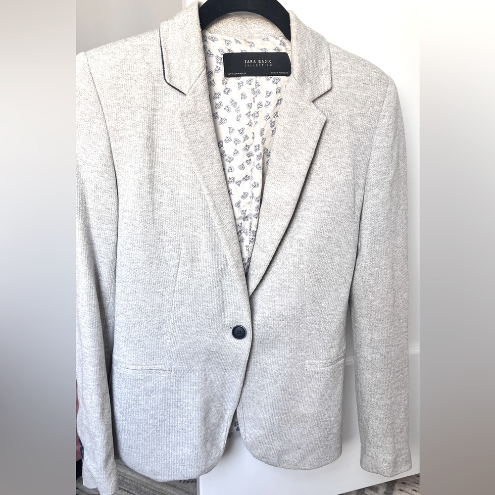 Zara cotton blazer